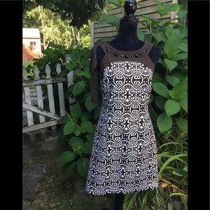 Anne Taylor dress with cardigan 🌺💙🌺